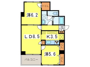 Partire南円山の物件間取画像